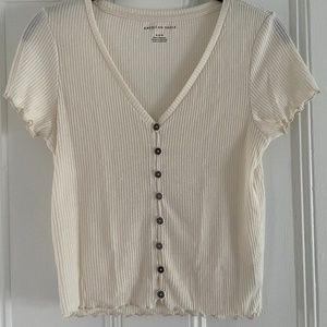 American Eagle White Tee